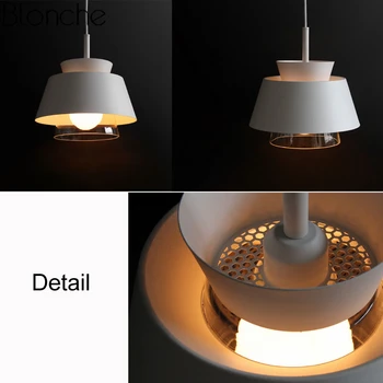 Nordisk Strygejern Glas Led Vedhæng Lys Moderne Hængende Lampe til Spisestue Køkken lysarmaturer i Loft-Industriel Kunst Indretning