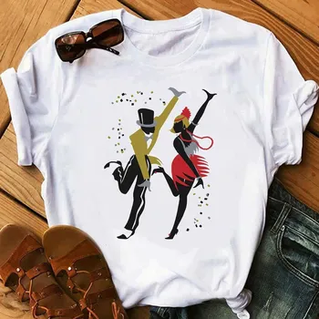 Kvinder rainbow zumba Dans elsker hip hop Harajuk Print T-shirt, Toppe I 2020, Sommer Mode kortærmede T-shirt Pige,Drop Skib