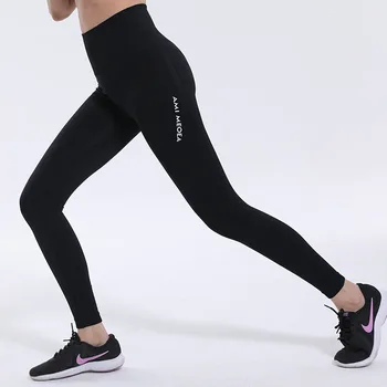 Damer problemfri leggings fortykket high-waist stretch hip leggings