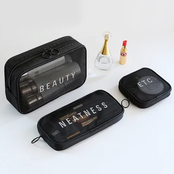 Rejser Cosmetic Bag Kosmetolog Gøre op Taske Hurtig Makeup Taske Toiletartikler Taske Organizer Gennemsigtig Makeup Etui, Vandtæt Taske