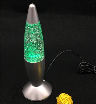 2020 Ny 3D-Raket Multi Farve Skiftende Lava Lampe RGB LED Glitter Party Humør Nat Lys Julegave Sengen Nat lampe