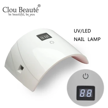 Clou Beauté LED/36W UV-Manicure Lampe Nail UV-Lampe Infrarød Sensor Tørretumbler 30'erne, 60'erne Timer Gel Neglelak Tørretumbler