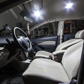 6x Canbus-Fejl Gratis Indvendige LED-Pære Kort Kuppel Tag Lys Kit Til Nissan Leaf ZE0 2011-2017 Tilbehør Bil Lampe styling