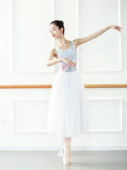 Udskrivning Ballet Dans Leotards Kvinder 2021 Nye Ankomst Sommer Gymnastik, Dans, Kostume Voksen Høj Kvalitet Ballet Trikot