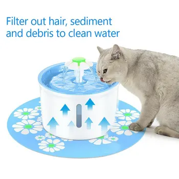 Erstattet Af Aktivt Kul Filter Til Kat Vand At Drikke Springvand Udskiftning Af Filtre Blomst Til Hund Runde Springvand Dispenser