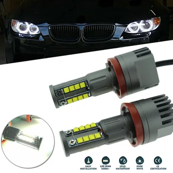 2stk Bil Angel Eyes-Pærer LED-6500K Hvid Til BMW E92/F01/F02/328i/335i/528i/535i/X5 Bil Lys Tilbehør