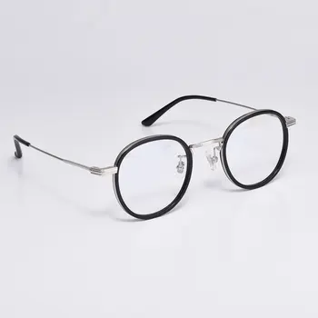 Brand Design Blid Yeti Optiske Briller Rammer Runde Titanium Nærsynethed Læsning Recept Briller Til Mænd, Kvinder Med Sagen