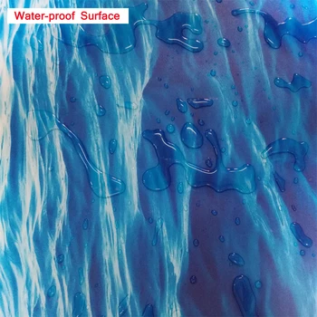 Brugerdefinerede Foto Haj Fisk, Tang Coral 3D-Gulvtæppe Vægmalerier Tapet Stue, Badeværelse PVC Vandtæt selvklæbende Mærkat-Gulvtæppe