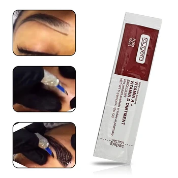 50stk Vitamin Salve Anti Ar Tatovering Efterbehandling Creme MicrobladingPermanent Makeup Tatovering Forsyninger Fougera Tatoveringer Body Art