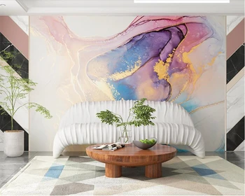 Beibehang 2020 Nordiske hånd-malet abstrakt kunst, oliemaleri TV baggrund wall paper problemfri sofa vægmaleri brugerdefinerede vægbeklædning