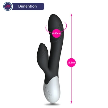 Ny kanin vibrator sex legetøj for kvindens klitoris dildo/nippel/g-spot vibrator voksen legetøj hot varme massageapparat til kroppen sex