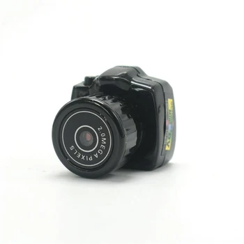 2020 HOT! Y2000 Mini Videokamera HD 640*480 Mikro DVR Portable Webcam Optager Kameraet(Batteri,Støtte 16G hukommelseskort)