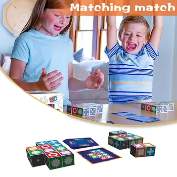 Match Vanvid Board Game Match Master Børn Toy Intelligence Development Toy Kit Multiplayer Party spil Toy Logisk Tænkning