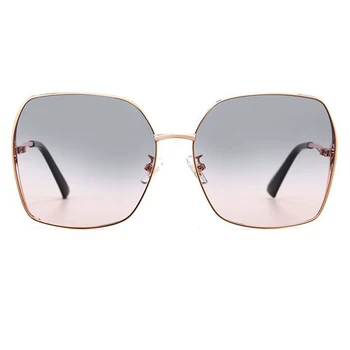 2021 Nye Kvinder Polariserede Solbriller Metal Frame 4 Farver Goggle UV400 Kørsel Briller For Woemen Med Box