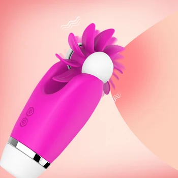 Multi - Speed Vibrator Rotation Oral Sex Tungen Slikke Toy G Spot Klitoris Vibrerende Klitoris Stimulator Sex Legetøj til Kvinder