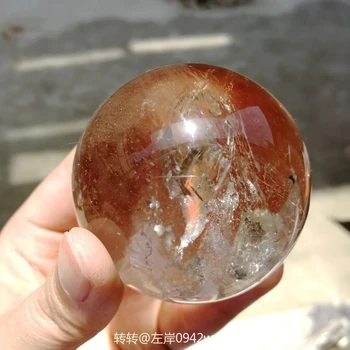 Omkring 5,5 cm dejlig Naturlig smoky quartz Krystal smykkesten sfære, reiki healing, chakra quartz krystal kugle dekoration Julegave