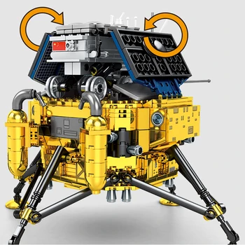 Teknik Skaber Rumfart Lunar Lander detektor byggesten Kit Mursten Klassiske Model Kosmonaut børn, Legetøj til Børn, gaver