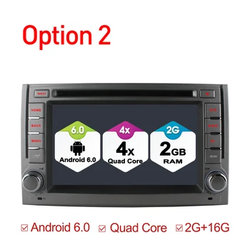 4G SIM-LTE Android 6.0 Octa 8 Core for HYUNDAI H1 Grand Starex 2007 - Bil DVD-Afspiller GPS Radio 2 GB RAM, 32 GB ROM-support DAB+