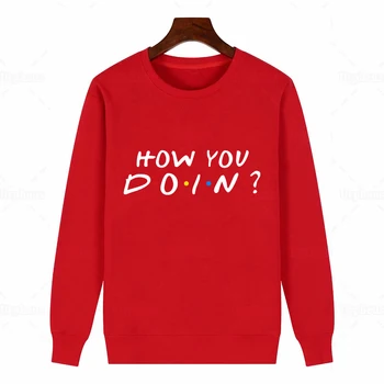 Hvordan du laver crewneck sweatershirt venner tv-show inspireret hoodie joey, hvordan du laver sjove sweatershirt