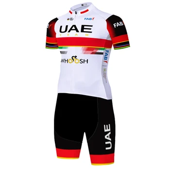2021 de france-mester cykling skinsuit mænd cykel buksedragt UAE triathlon passer til hurtig tør åndbar roupas de ciclismo