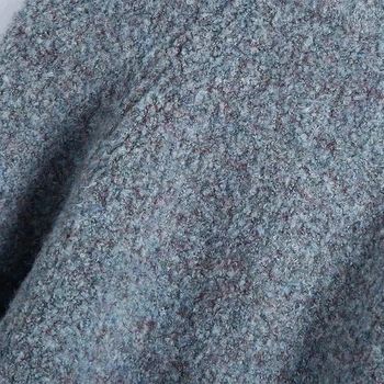 PUWD Casual Kvinde Løs Grå Blå Strikket Cardigan 2020 Fashion Damer Efterår Blød langærmet Sweater Kvindelige Elegante Varme Frakker