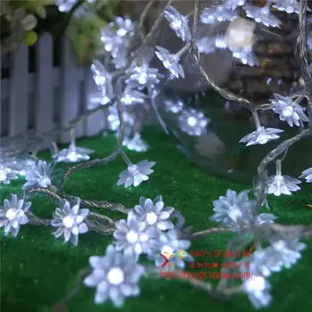 Luminaria 10m 100 LED Dekoration Guirlande Lotus String kulørte Lamper Christmas Holiday Party Belysning Lampe