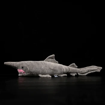 Længde 66cm Naturtro Goblin Haj Plys Legetøj Ekstra Blød Djævelen Haj Bløde Dukke Realistiske Hav-Dyr, bamser Til Børn