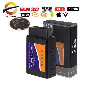 ELM 327 obd2 scanner pic18f25k80 wifi elm327 obd-ii-V1.5 bil-kode læser diagnostiske bluetooth elm327 usb-obd-kabel-10stk/masse