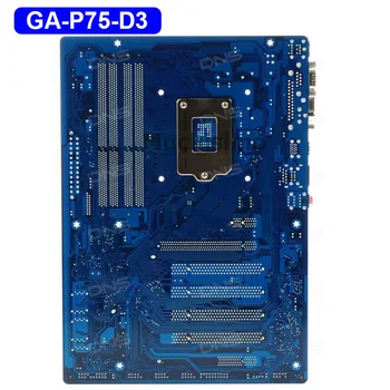 Gigabyte GA-P75-D3 Oprindelige Bundkort LGA 1155 DDR3 USB2.0 USB3.0 SATA3 P75 D3 32 GB Intel B75 22nm Desktop Bundkort Renovere
