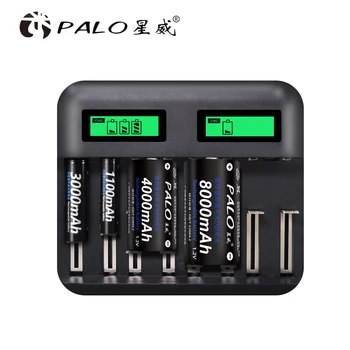 PALO AAA-Batteri 1,2 V AAA NiMH Genopladeligt Batteri Til Ni-Cd, Ni-Mh AA, AAA, C, D Batterier Oplader
