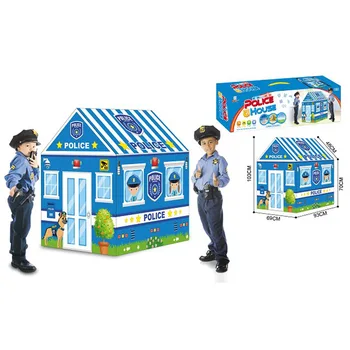 Spil House Spille Telt brandbil Politiet Bus Sammenklappelig Pop Op Toy Legehuset Klud Børns Legetøj Telt Model