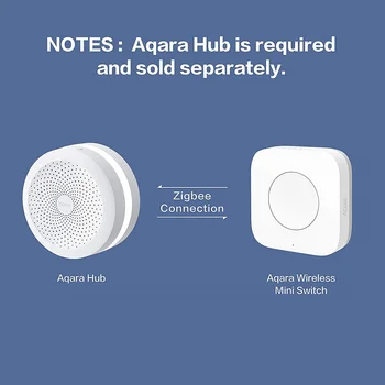 Aqara Trådløse Mini-Skifte-tasten-kontrol Knap til Smart Home Udstyr nødopkald knap Kompatibel med Apple-HomeKit
