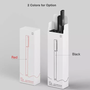 Original Xiaomi Mijia Gel Penne 0,5 mm Stor Kapacitet Blæk Holdbar Neutral Pen Gel Blæk Pen Hurtig Tørring Glat Skriftligt Stille