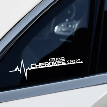 2stk Bil Side Vindue Krop Mærkat ecoration Decal For JEEP Renegade Patriot Cherokee, Wrangler CompassTrail Hawk Tilbehør