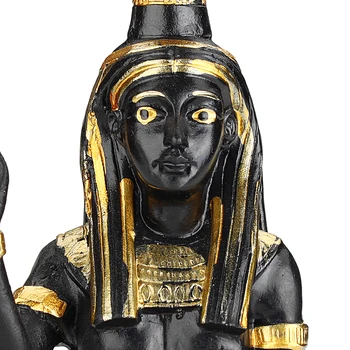 Vintage Egyptiske Gudinde Figur Lysestage Lysestage Hjem Desktop Indretning