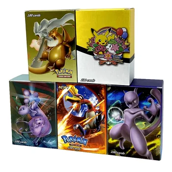 300pcs engelsk Vmax GX Tag Team Skinner TAKARA TOMY Pokemon-Kort Spil Battle Carte 200pcs Trading Kort Spil Toy Børn