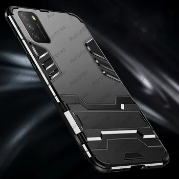 Nordlys Tilfældet For Xiaomi Poco M3 Stødsikkert Rustning Støtte Dækning For Poco M3 Business Phone Sager