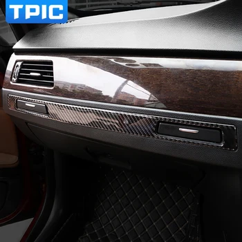 Bilen Tilbehør Carbon Fiber Decal Sticker Copilot Vand kopholder Panel Cover Til BMW E90 E92 E93 3-serie LHD RHD