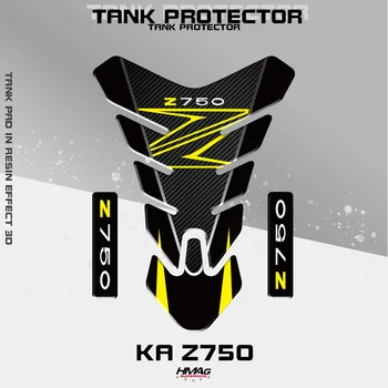 Motorcykel 3D-Z 750 Logo Gas Tank Cover Beskytter Puden Sticker Carbon Fiber Til Kawasaki Z750i