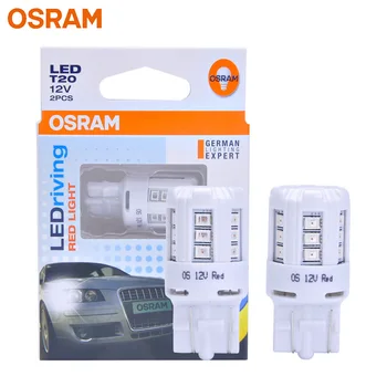 OSRAM LED T20 W21W 7440 Signal Lys LEDriving SL 7705 7706 LED Bil Reverse Light Bremse Lampe Bag Tåge Pære Rød Amber White 2STK