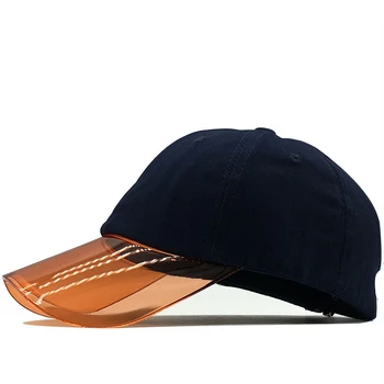 Ny bomuld sommeren baseball cap til Pige snapback hat Gennemsigtig randen knogle cap gorras casual casquette kvinder baseball hat