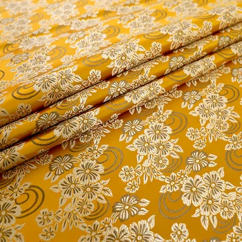 Vintage satin stof brocade jacquard stof til at sy patchwork af cheongsam og kimono af DIY
