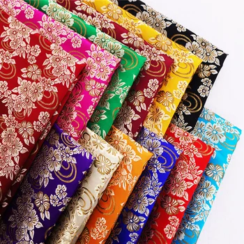 Vintage satin stof brocade jacquard stof til at sy patchwork af cheongsam og kimono af DIY
