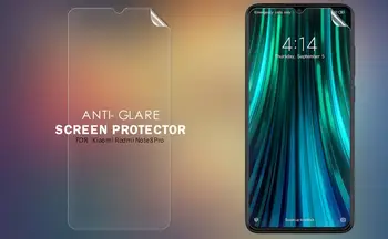 2stk/masse til Xiaomi Redmi Note 8 Pro NILLKIN Super Klar Anti-fingerprint Beskyttende Film ELLER Mat Skærm Protektor Film