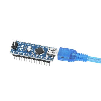 5PCS/MASSE Nano 3.0 ATmega328P Controller Board CH340 USB-Driver med Kabel til Arduino