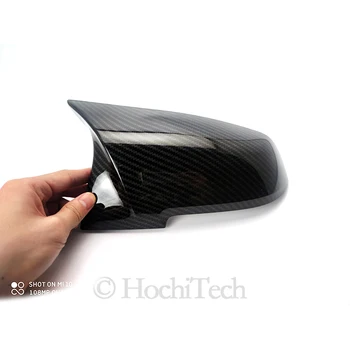 Udskiftning ABS Carbon Fiber black Mirror Cover shell Til BMW 3-Serie GT 3GT F34 2013-2018