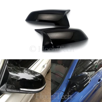 Udskiftning ABS Carbon Fiber black Mirror Cover shell Til BMW 3-Serie GT 3GT F34 2013-2018