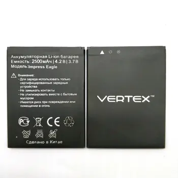 2020 New Høj Kvalitet Originale imponere eagle Batteri for Vertex Imponere eagle Mobiltelefon på lager + Tracking Nummer