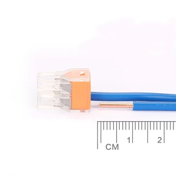 Wire Stik CH-102/104/106/108 Universal Kompakt Kabel Stik til Controller-Terminal med Håndtag 0.75-2.5mm2mini Stik 24A