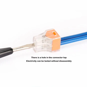 Wire Stik CH-102/104/106/108 Universal Kompakt Kabel Stik til Controller-Terminal med Håndtag 0.75-2.5mm2mini Stik 24A